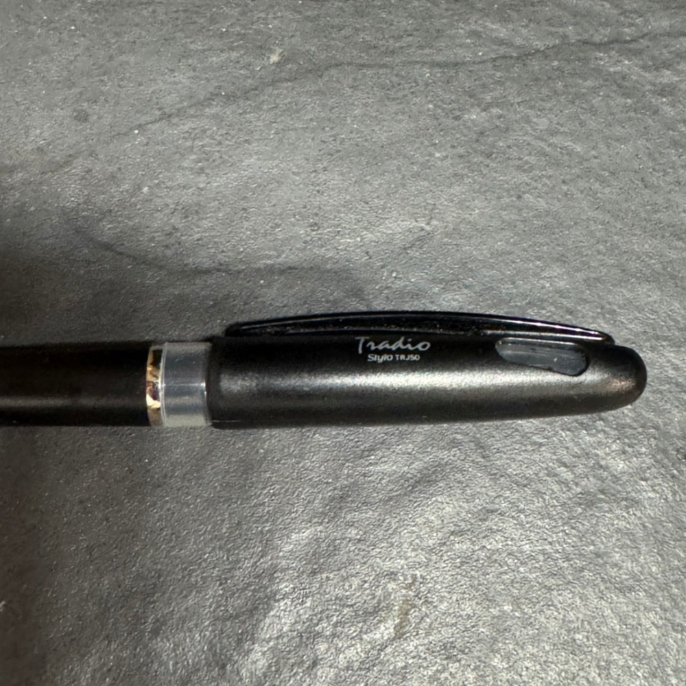 Pentel Tradio Stylo TRJ50 Sketch Pen Black Japan Fountain Style Nib